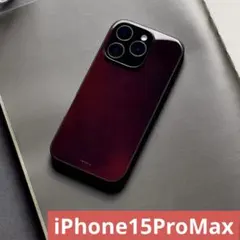 【新製品】iPhone15ProMaxケース 赤