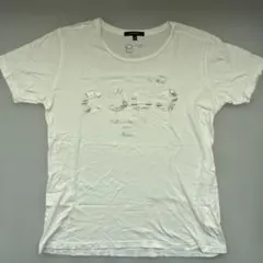 N°9 ホワイト Tシャツ L