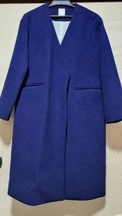 techichii ネイビー チェスターコート