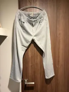 yuni 讃岐コールワイドパンツ コーデュロイパンツ ライトブルー M