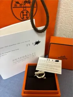 HERMES エルメス クロワゼット リング 52サイズ シルバー925 正規品のサムネイル
