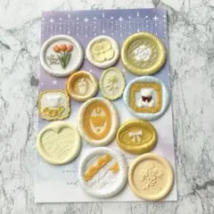 《シーリングスタンプ　アソートセット　NO.16》 12枚