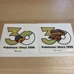 30周年 ステッカー 韓国限定 ポケモン ポップアップ イシズマイ イワパレス