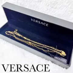 強*犬様 VERSACE ゴールドチェーンネックレス - メルカリ