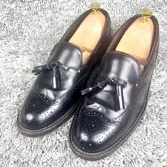 極美品✨REGAL リーガル V088 タッセル　ローファー　ウィングチップ　黒のサムネイル