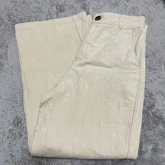 ワイドパンツコーデュロイ