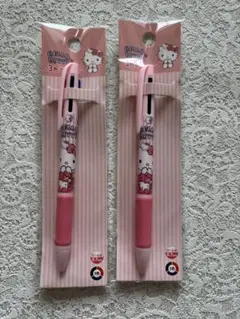 ハローキティ 3色ボールペン 2本セット