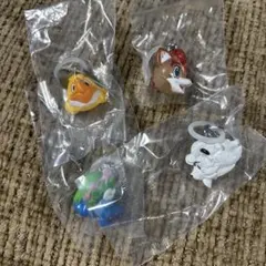 プロ野球　マスコット　めじるしアクセサリー　4個セット