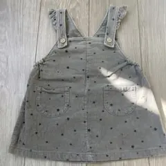 Cottoli コーデュロイ 星柄 ワンピース 90cm