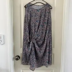 美品✨イオコムイオiocomeioセンソユニコ✨花柄ノースリーブチュニック40のサムネイル