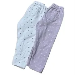 ユニクロ 90cm ベビー パンツ 10分丈 2点セット 女の子