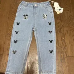 ミッキー＆ミニー デニムパンツ 100cm