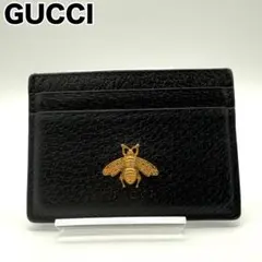 希少 GUCCI グッチ ラウンドファスナー アニマリエ ビー スター レザー GUCCI】長財布 メタルビー 蜂 ラウンドファスナー アニマリエ