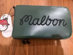 Malbon グリーンポーチとブラックダッフルバッグセット