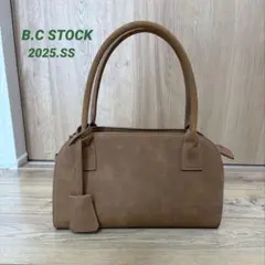 【特別価格】B.Cstock スエード調ボストンBAG 2025SS【美品】のサムネイル