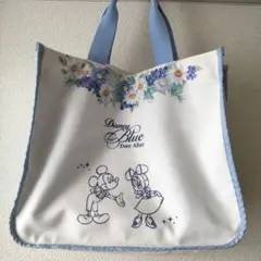 Disney Blue Ever After トートバッグ ミッキー ミニー