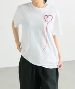 ニュアンスコードTシャツ【SUM1 STYLE(スミスタイル)】ハート