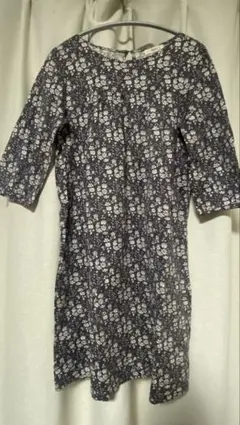 NIMES 花柄 七分袖　チュニック　リバティ