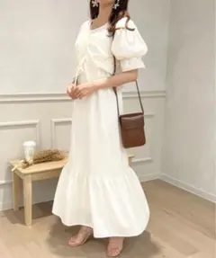 apres jour ノースリーブマーメイドワンピース チロルブラウス セット