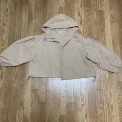 OLIVE des OLIVE フード付きジャケット ベージュ