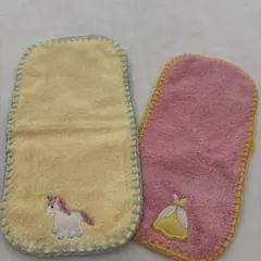 TOWEL MUSEUM ユニコーンとドレス刺繍 タオルハンカチ 2枚セットのサムネイル
