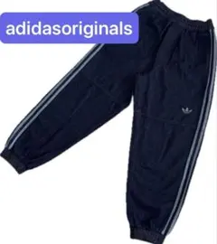 美品　adidasoriginals デニム　ジョガーパンツ トレフォイルロゴ