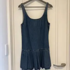 【ZARA】デニム ミニワンピース　Mサイズ