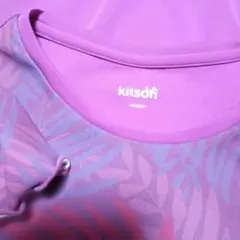 kitson Tシャツ パープル リーフ柄 Mサイズのサムネイル