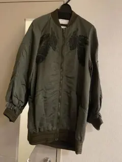 sacai サカイ MA1 ブルゾン コートドッキングスウェット - メルカリ