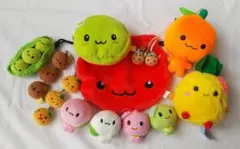 ご当地　マスコット　ぬいぐるみ　温泉まんじゅうベビー　パイナップル　ずんだ ご当地 マスコット ぬいぐるみ 温泉まんじゅうベビー パイナップル