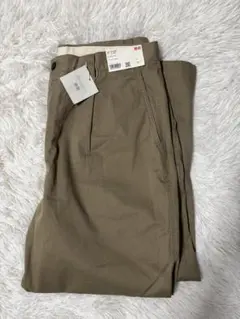 【新品】ユニクロ JWアンダーソン タックワイドチノ 91cm ベージュ