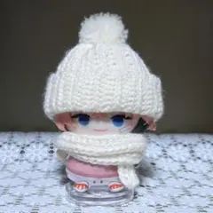 ぬいぐるみ用 ニット帽&マフラーセット