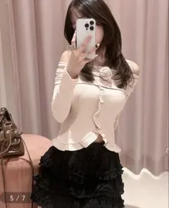 pommed'amour rose off shoulder tops