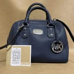 MICHAEL KORS ネイビー ボストンバッグ 2wayショルダーバッグ
