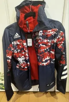 adidas ED3790 ウィンドブレーカー　カレッジネイビー