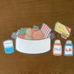 カレーライスのうたペープサート