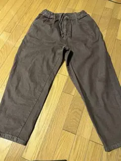 GU メンズ イージーデニムパンツ ブラウン Mサイズ