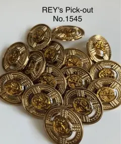 飾りボタン REY's Pick-out No.1545 15個セット