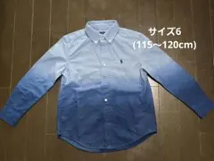 ラルフローレン グラデーションシャツ(サイズ6/115cm〜120cm)