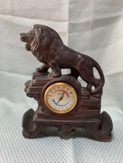 ライオン 室温計 アンティーク 置物 2025年最新ライオン 温度計の人気アイテム - メルカリ