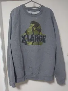 XLARGE カモフラージュ ロゴ トレーナー