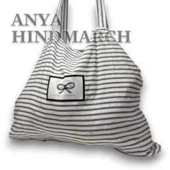 ANYA HINDMARCH ボーダー トートバッグのサムネイル