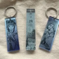 ゴールデンカムイ メタリックアクリルキーホルダー 3点セット 月島