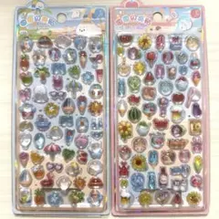 胸キュン ぷっくり 3Dシール 夏 立体シール 2枚セット