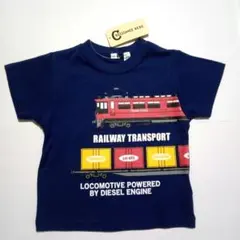 新品　CROISSANCE BEBE ネイビー 半袖Tシャツ　90