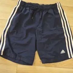 adidas ハーフパンツ ネイビー J160