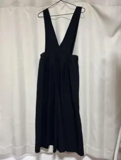 ジャンパースカート 黒 ズボン earth music&ecology