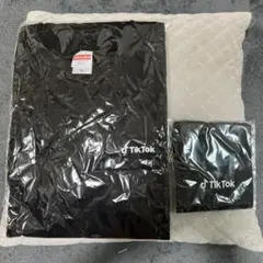 TikTok ティックトックTシャツXL &ハンドタオル 新品未開封 非売品