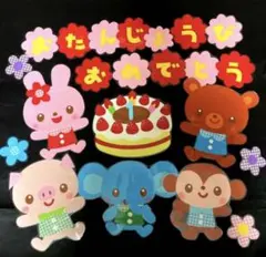 お誕生日　壁面　②のサムネイル