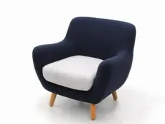 展示品　フライミー　北欧スタイル　1人掛けソファ　ラウンジチェア　オーク材 展示品 フライミー 北欧スタイル 1人掛けソファ ラウンジチェア オーク